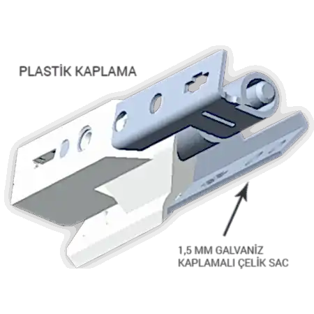 90 mm Tırnaklı  Menteşe